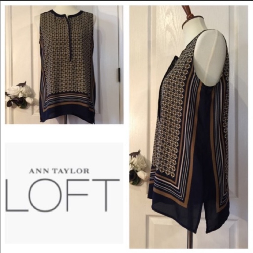 Ann Taylor Loft Sleeveless Tunic